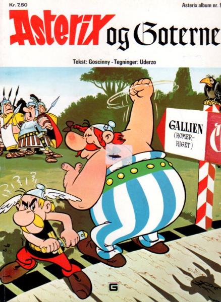 Asterix Danish Nr. 9  - ASTERIX og Goterne - 1977 - used